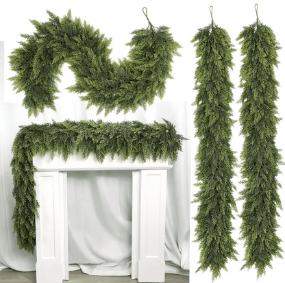 Real-Touch Garland - Lifelike Greenery That Transforms Any Space
